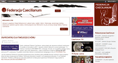 Desktop Screenshot of caecilianum.eu